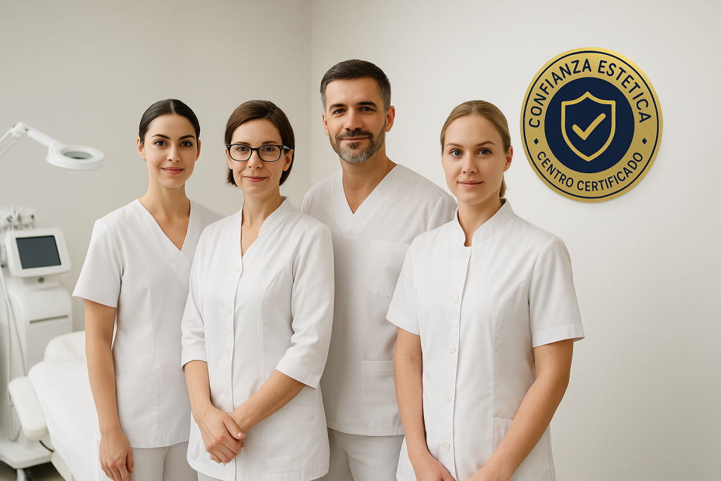 centro certificado confianza estetica